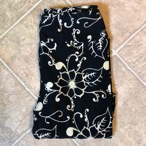BLACK w/ Pattern LuLaRoe Leggings